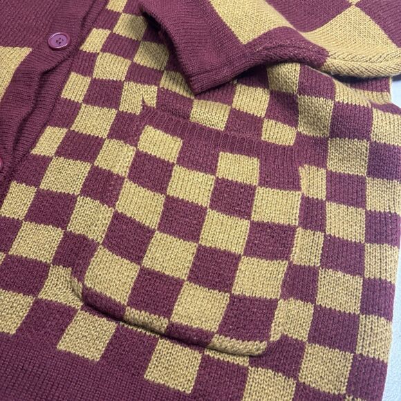 Harry Potter Gryffindor Cardigan Sweater Wizarding World Check Women's 3X - Picture 8 of 16